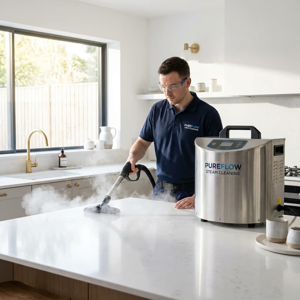 Professional steam cleaning service